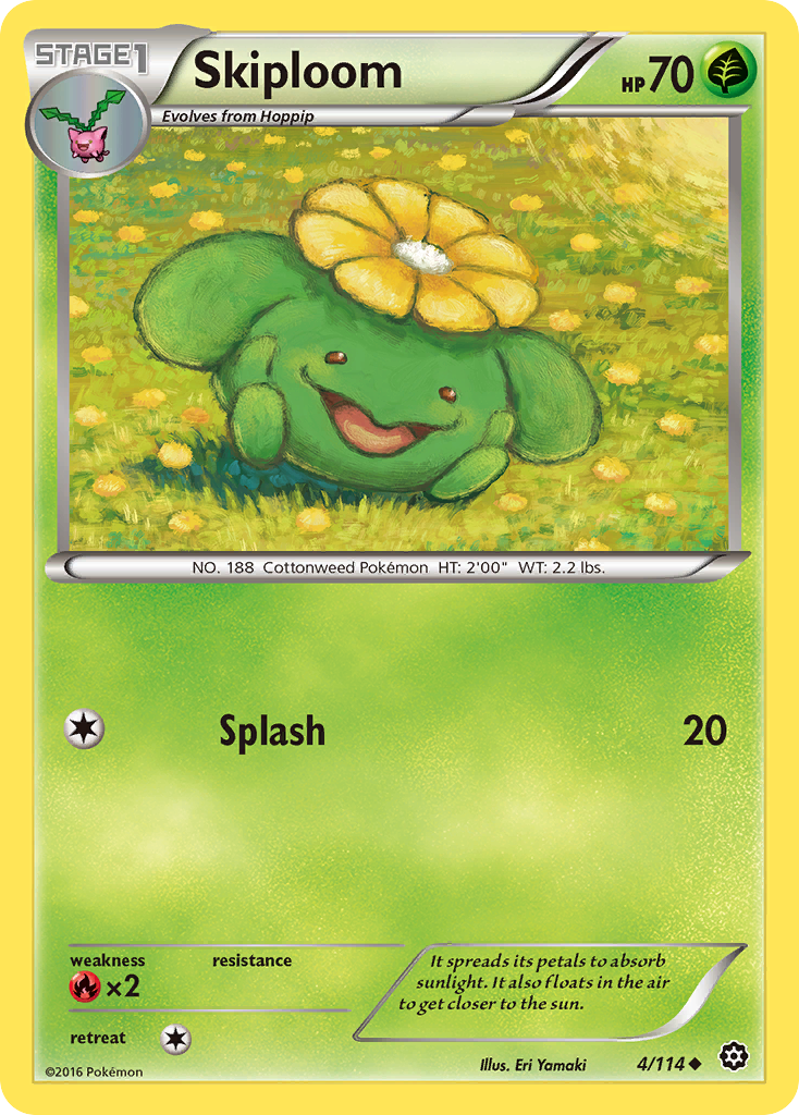 Skiploom (4/114) [XY: Steam Siege] | Gamers Paradise