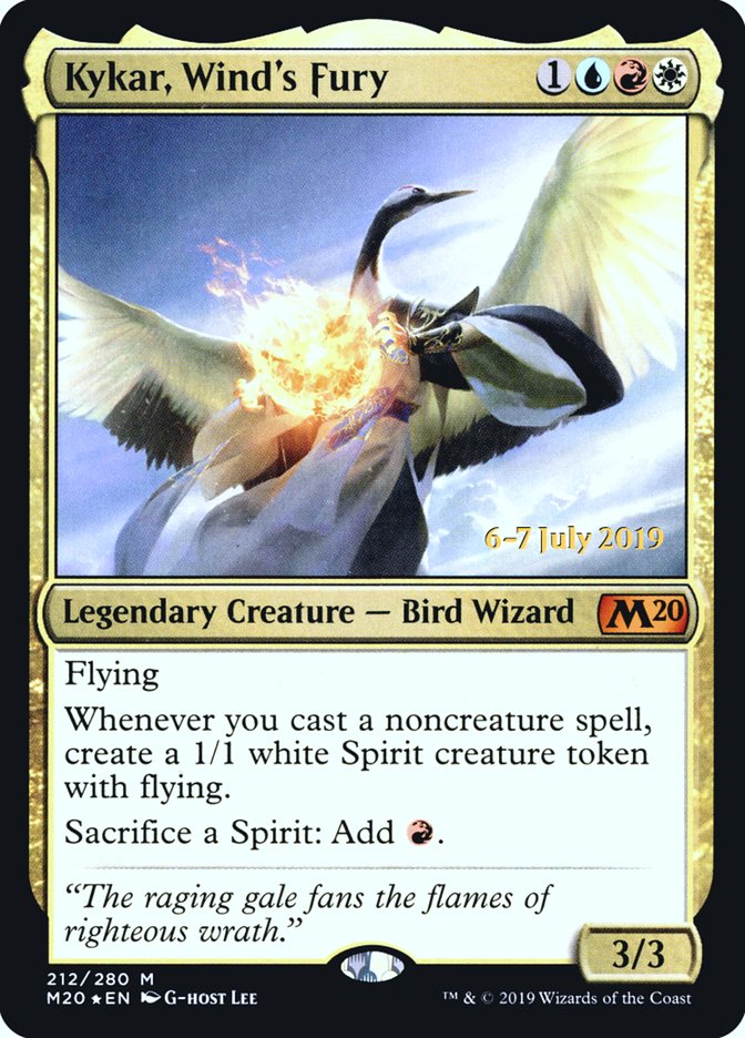 Kykar, Wind's Fury [Core Set 2020 Prerelease Promos] | Gamers Paradise