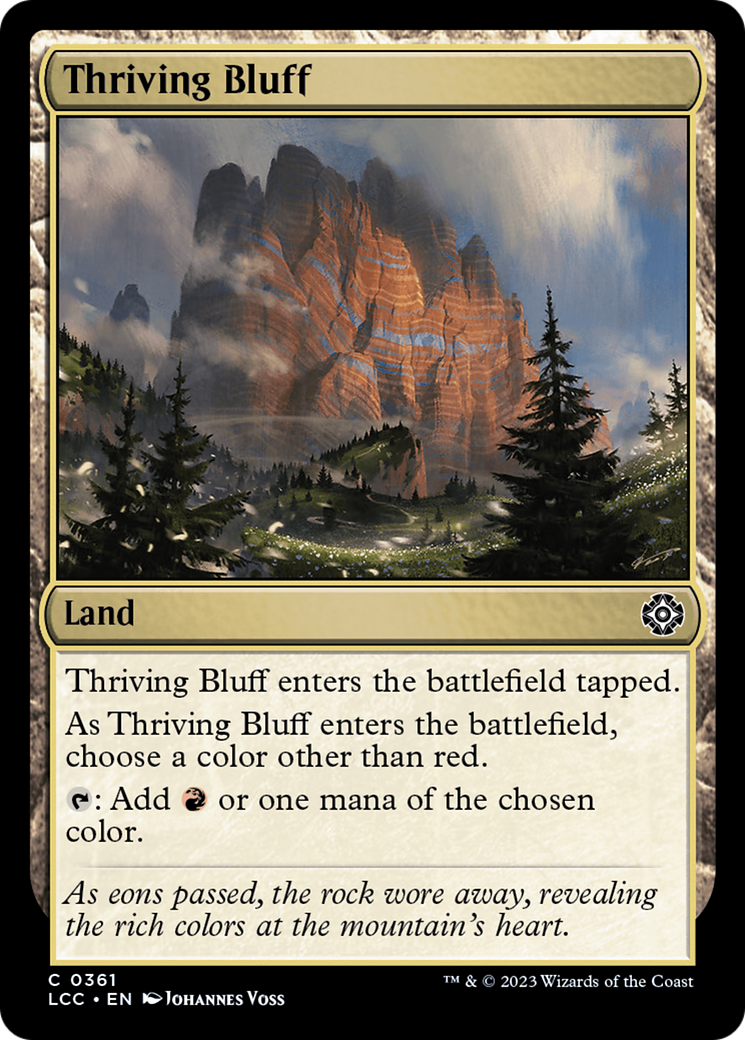 Thriving Bluff [The Lost Caverns of Ixalan Commander] | Gamers Paradise