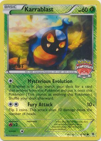 Karrablast (8/101) (Championship Promo Staff) [Black & White: Noble Victories] | Gamers Paradise