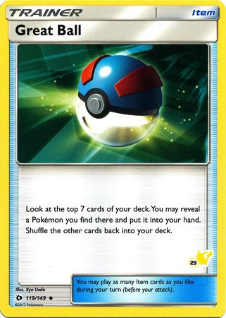 Great Ball (119/149) (Pikachu Stamp #29) [Battle Academy 2020] | Gamers Paradise