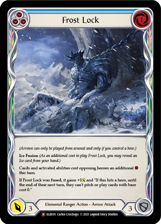 Frost Lock [U-ELE035] Unlimited Rainbow Foil | Gamers Paradise