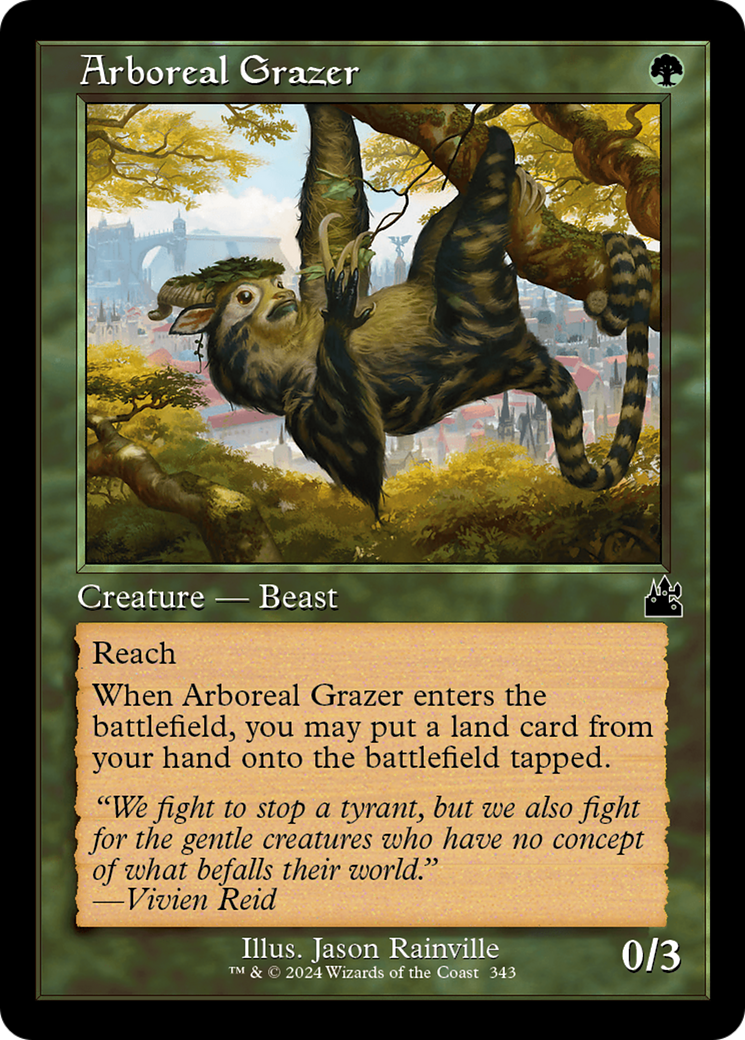 Arboreal Grazer (Retro Frame) [Ravnica Remastered] | Gamers Paradise