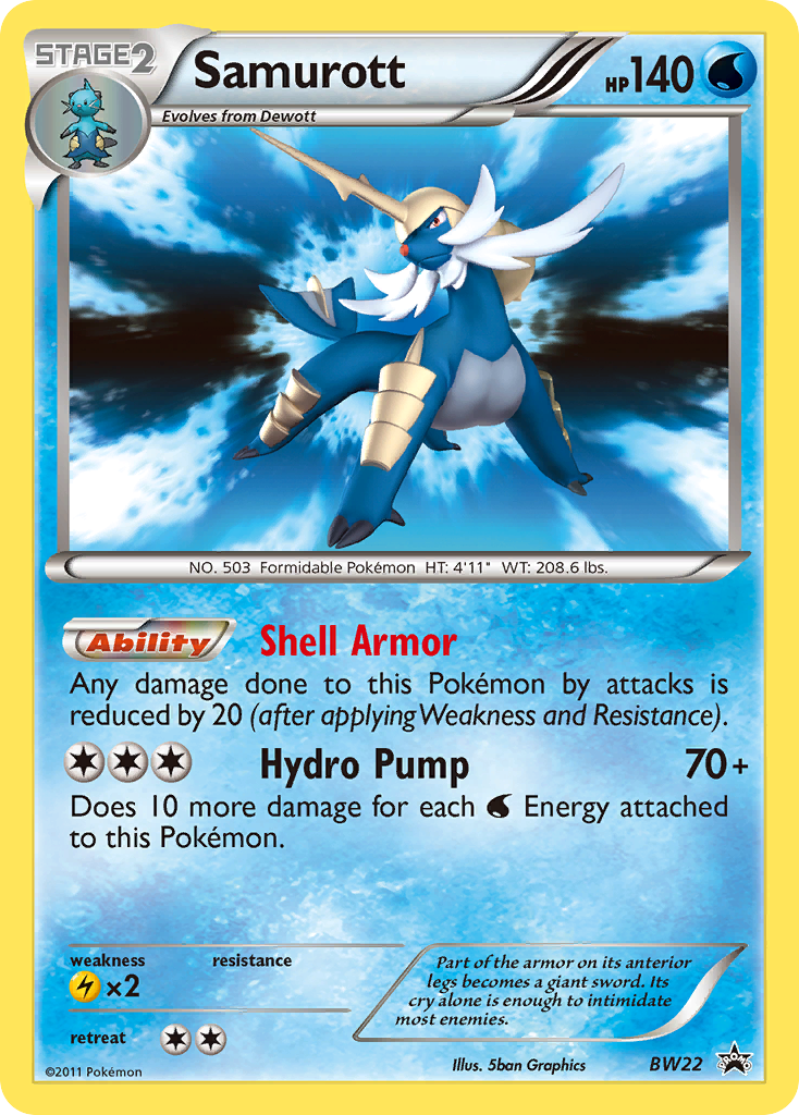 Samurott (BW22) [Black & White: Black Star Promos] | Gamers Paradise