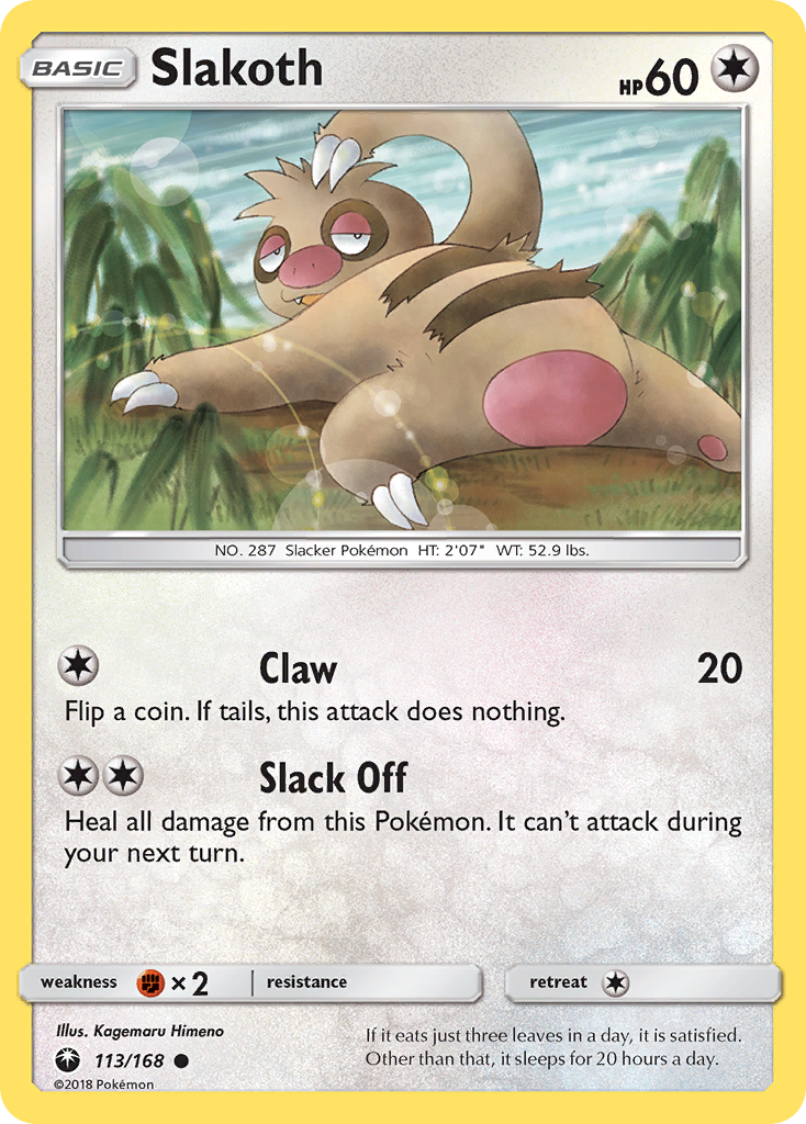 Slakoth (113/168) [Sun & Moon: Celestial Storm] | Gamers Paradise