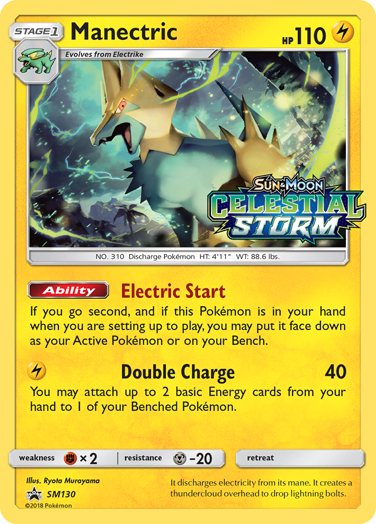 Manectric (SM130) [Sun & Moon: Black Star Promos] | Gamers Paradise