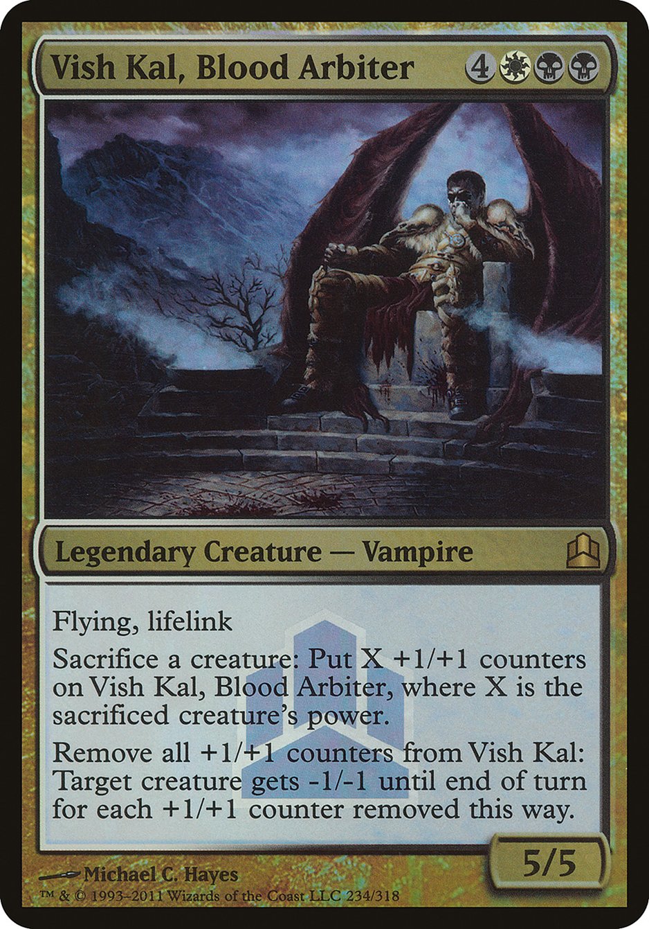 Vish Kal, Blood Arbiter (Launch) (Oversized) [Commander 2011 Oversized] | Gamers Paradise