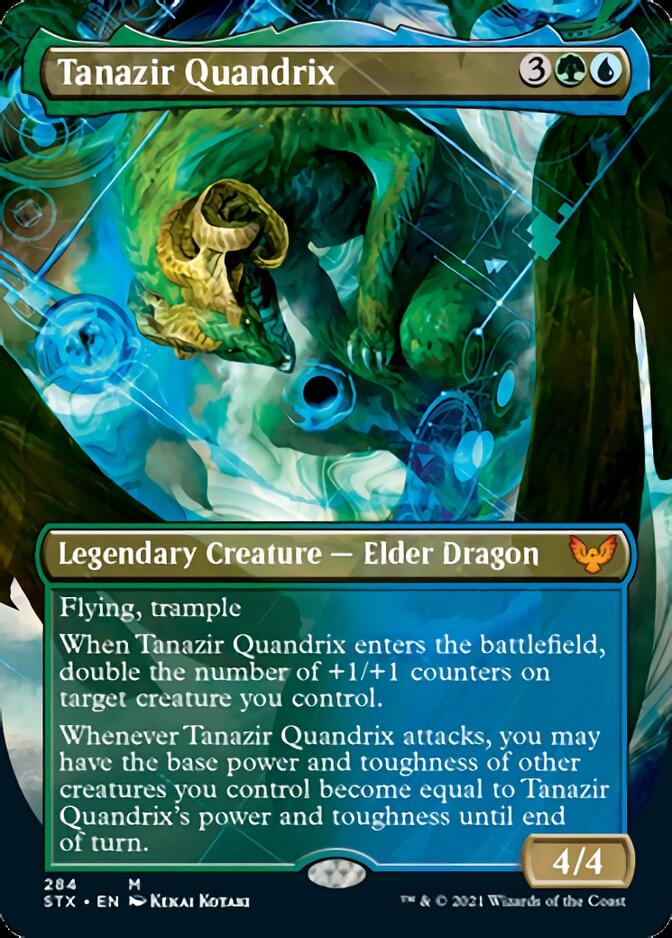 Tanazir Quandrix (Borderless Alternate Art) [Strixhaven: School of Mages] | Gamers Paradise