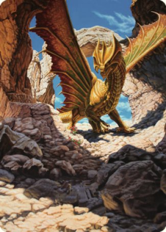 Ancient Brass Dragon Art Card (02) [Commander Legends: Battle for Baldur's Gate Art Series] | Gamers Paradise