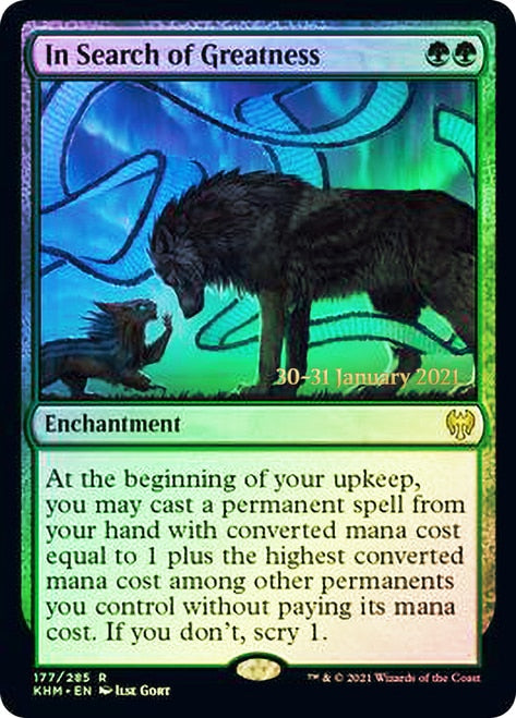 In Search of Greatness [Kaldheim Prerelease Promos] | Gamers Paradise