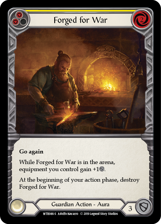 Forged for War [WTR046-S] Alpha Print Normal | Gamers Paradise