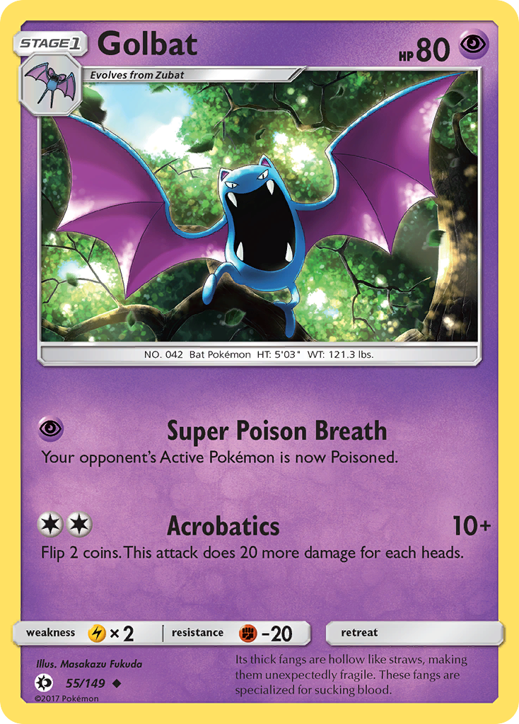 Golbat (55/149) [Sun & Moon: Base Set] | Gamers Paradise