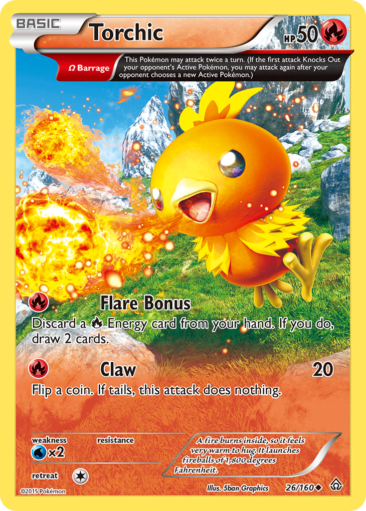 Torchic (26/160) [XY: Primal Clash] | Gamers Paradise