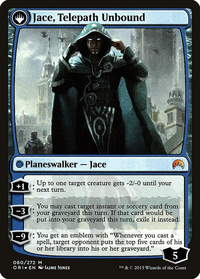 Jace, Vryn's Prodigy // Jace, Telepath Unbound [Magic Origins Prerelease Promos] | Gamers Paradise