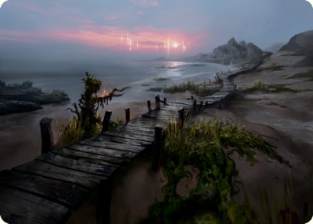 Deserted Beach Art Card [Innistrad: Midnight Hunt Art Series] | Gamers Paradise
