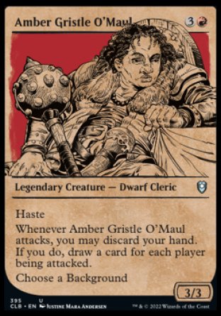Amber Gristle O'Maul (Showcase) [Commander Legends: Battle for Baldur's Gate] | Gamers Paradise
