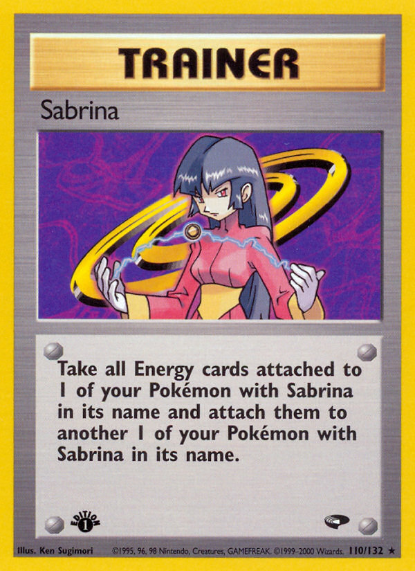 Sabrina (110/132) [Gym Challenge 1st Edition] | Gamers Paradise