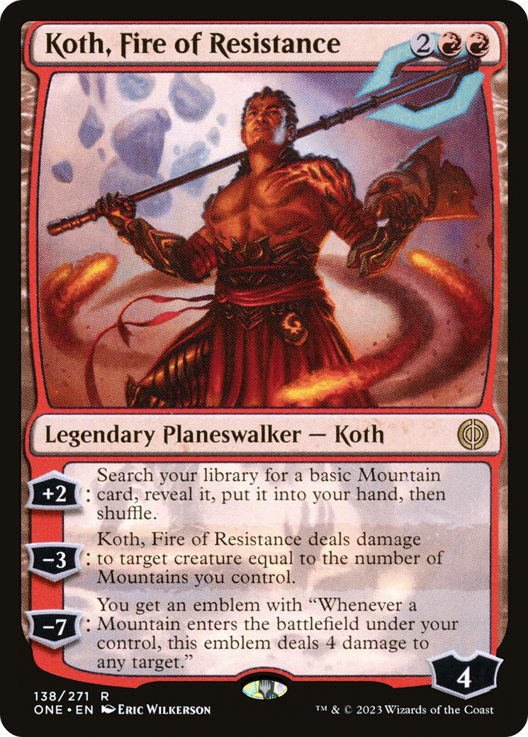 Koth, Fire of Resistance [Phyrexia: All Will Be One] | Gamers Paradise