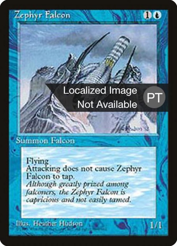 Zephyr Falcon [Fourth Edition (Foreign Black Border)] | Gamers Paradise