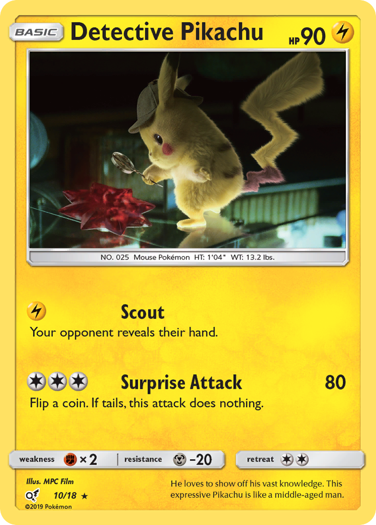 Detective Pikachu (10/18) [Sun & Moon: Detective Pikachu] | Gamers Paradise