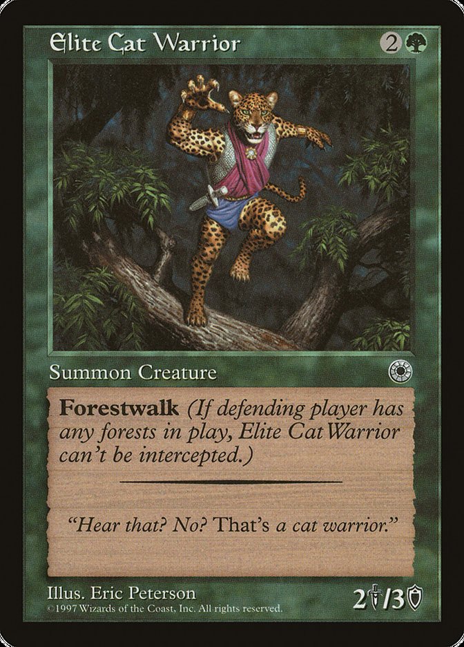 Elite Cat Warrior (With Flavor Text) [Portal] | Gamers Paradise