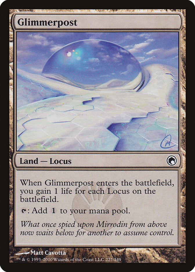 Glimmerpost [Scars of Mirrodin] | Gamers Paradise