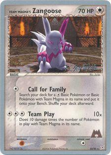 Team Magma's Zangoose (23/95) (Magma Spirit - Tsuguyoshi Yamato) [World Championships 2004] | Gamers Paradise