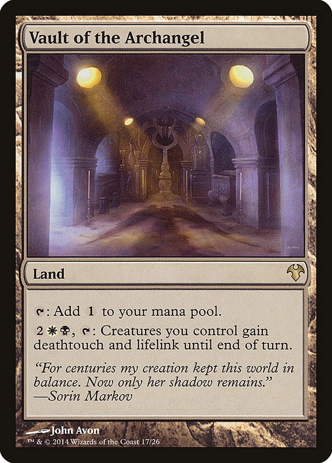 Vault of the Archangel [Modern Event Deck 2014] | Gamers Paradise