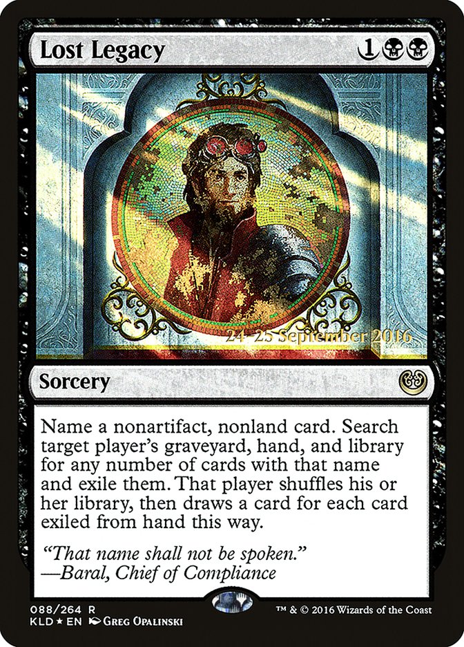 Lost Legacy [Kaladesh Prerelease Promos] | Gamers Paradise