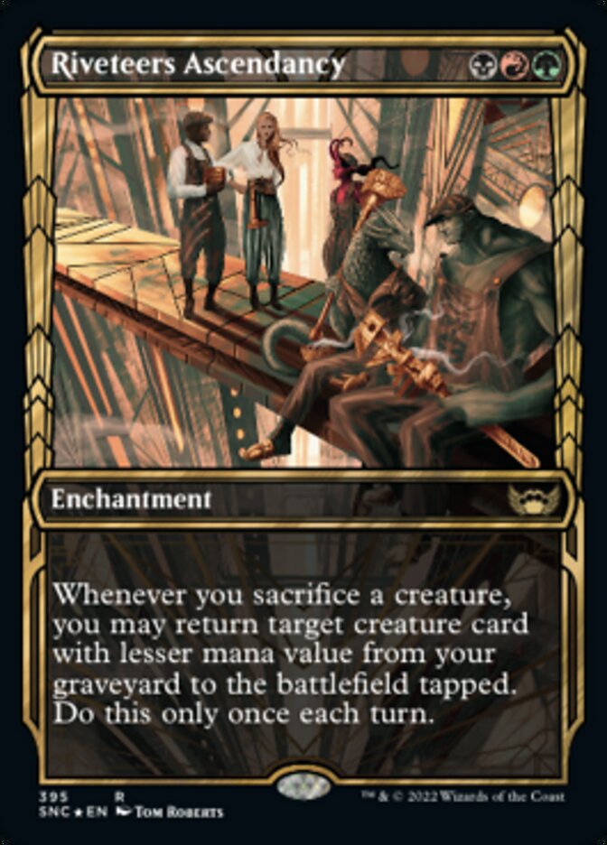 Riveteers Ascendancy (Showcase Golden Age Gilded Foil) [Streets of New Capenna] | Gamers Paradise