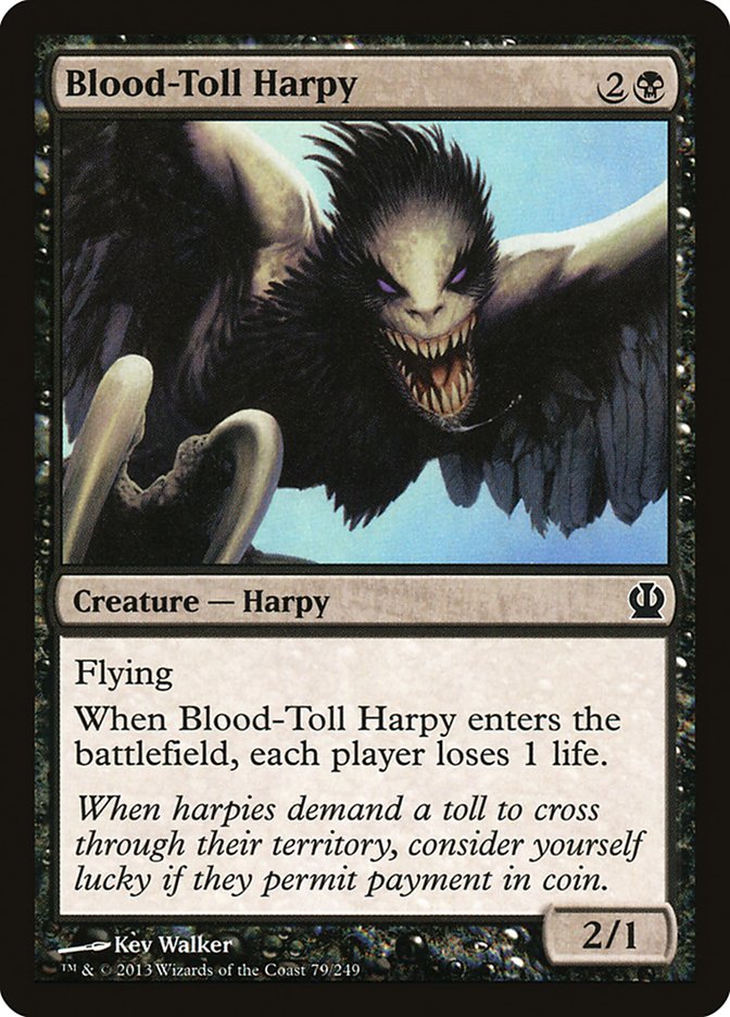 Blood-Toll Harpy [Theros] | Gamers Paradise