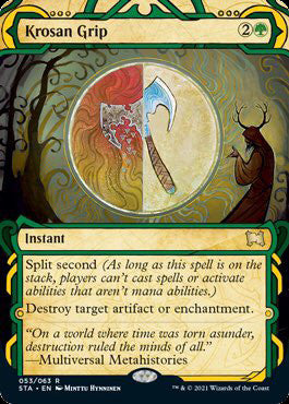 Krosan Grip (Foil Etched) [Strixhaven: School of Mages Mystical Archive] | Gamers Paradise