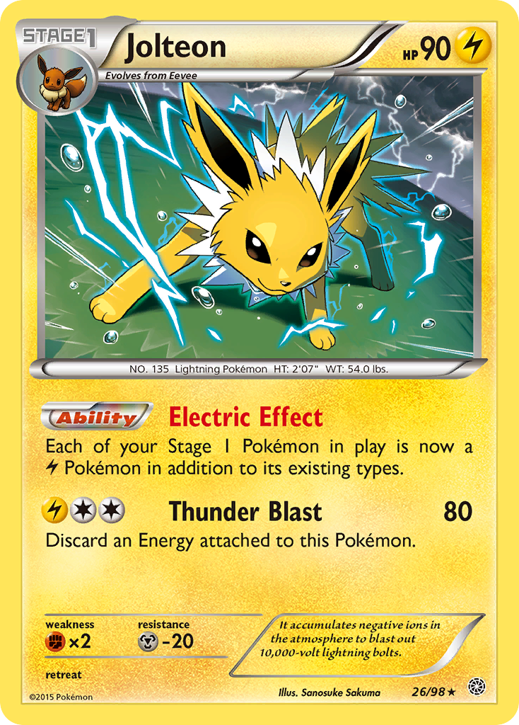 Jolteon (26/98) [XY: Ancient Origins] | Gamers Paradise