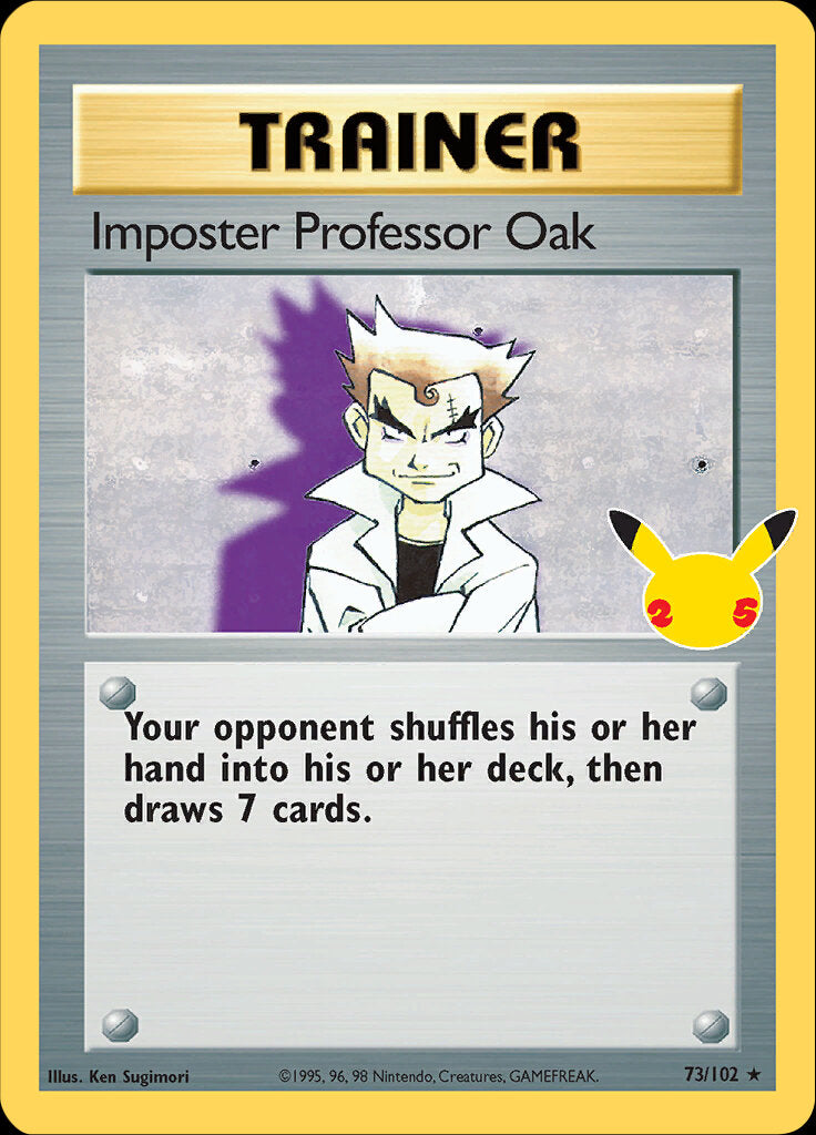 Imposter Professor Oak (73/102) [Celebrations: 25th Anniversary - Classic Collection] | Gamers Paradise