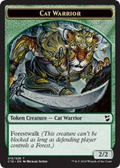 Cat Warrior // Beast (013) Double-Sided Token [Commander 2018 Tokens] | Gamers Paradise