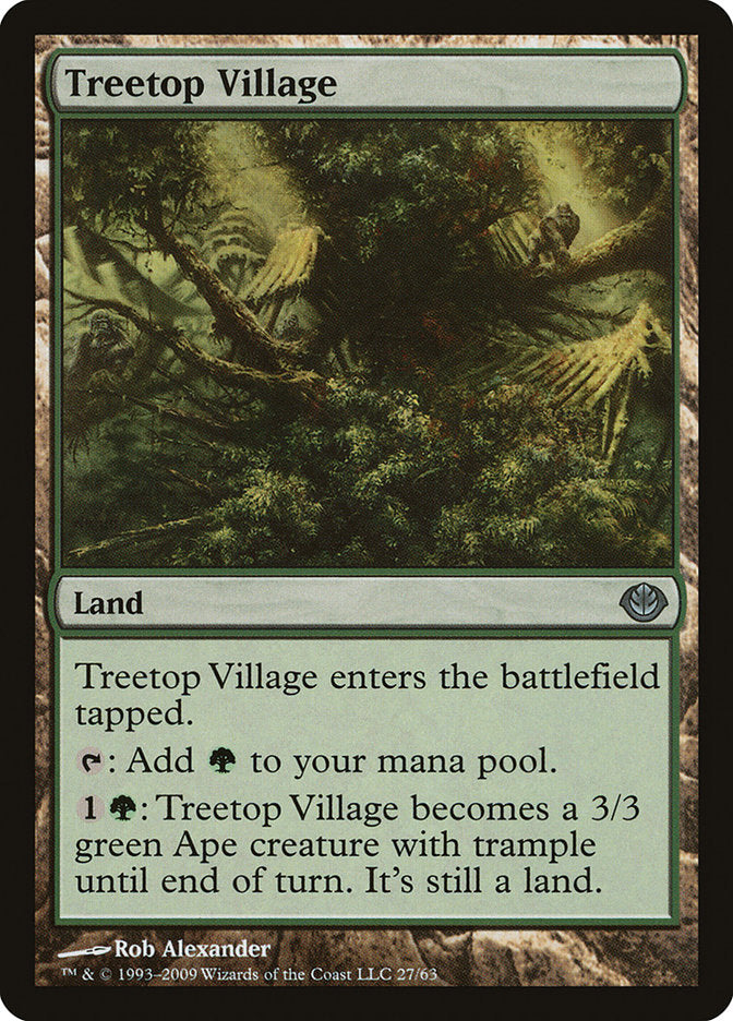 Treetop Village [Duel Decks: Garruk vs. Liliana] | Gamers Paradise