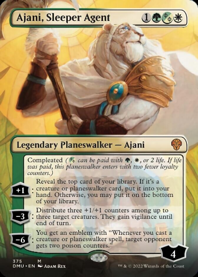 Ajani, Sleeper Agent (Borderless) (375) [Dominaria United] | Gamers Paradise