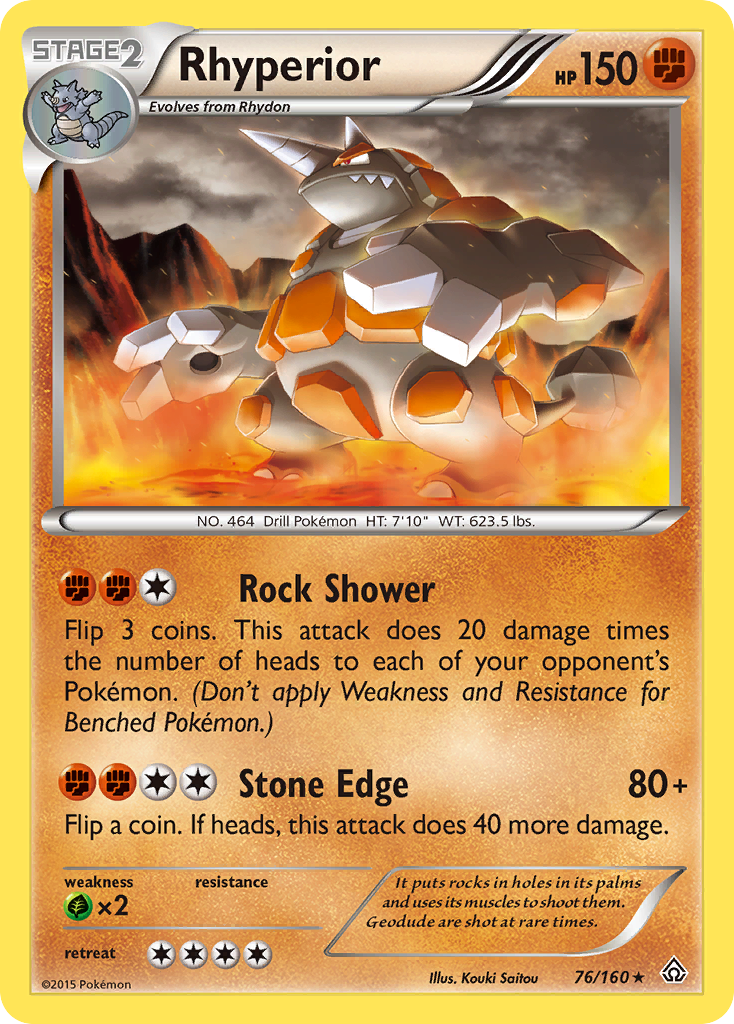 Rhyperior (76/160) [XY: Primal Clash] | Gamers Paradise