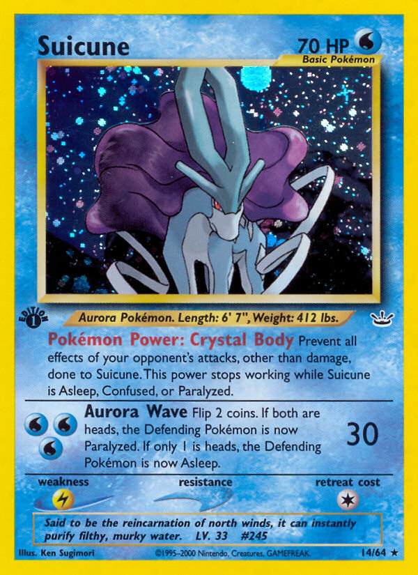 Suicune (14/64) [Neo Revelation 1st Edition] | Gamers Paradise