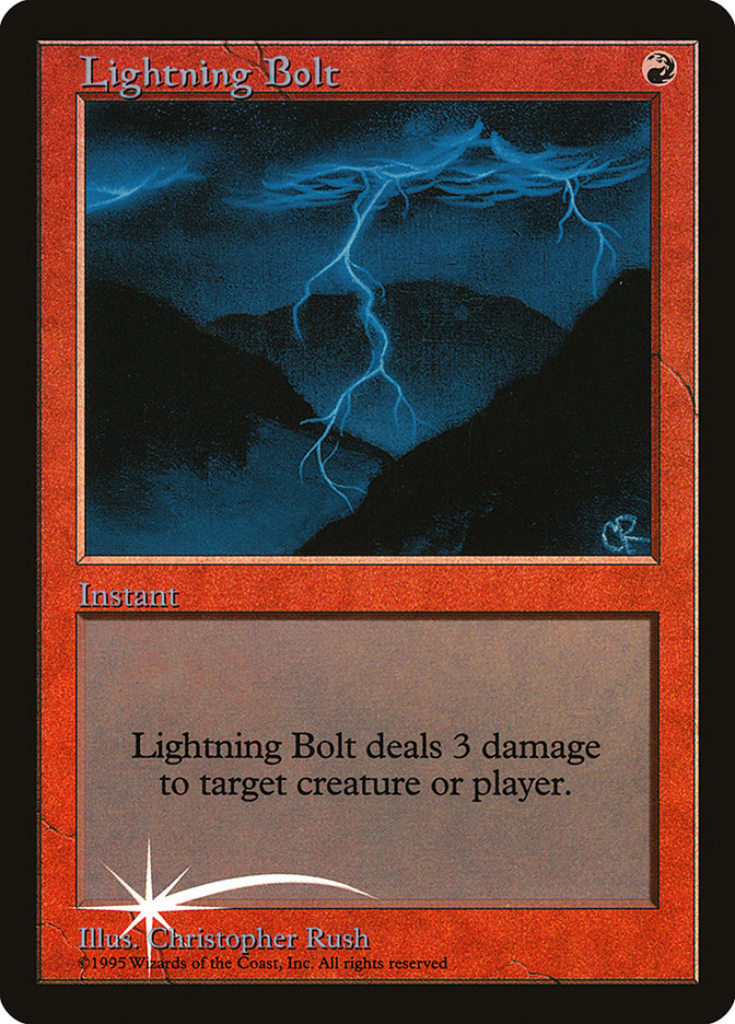 Lightning Bolt [Judge Gift Cards 1998] | Gamers Paradise