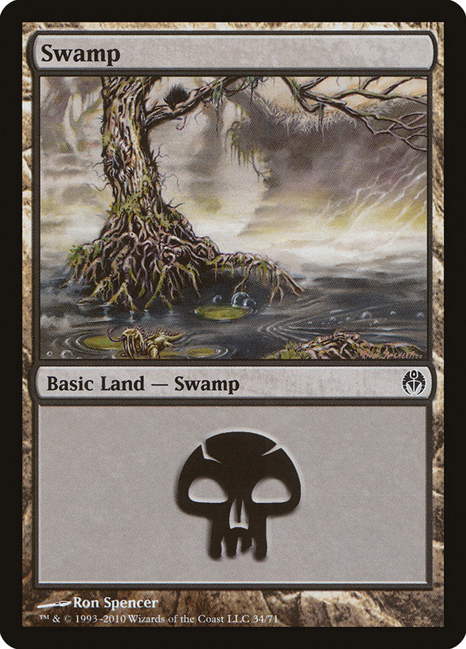 Swamp (34) [Duel Decks: Phyrexia vs. the Coalition] | Gamers Paradise