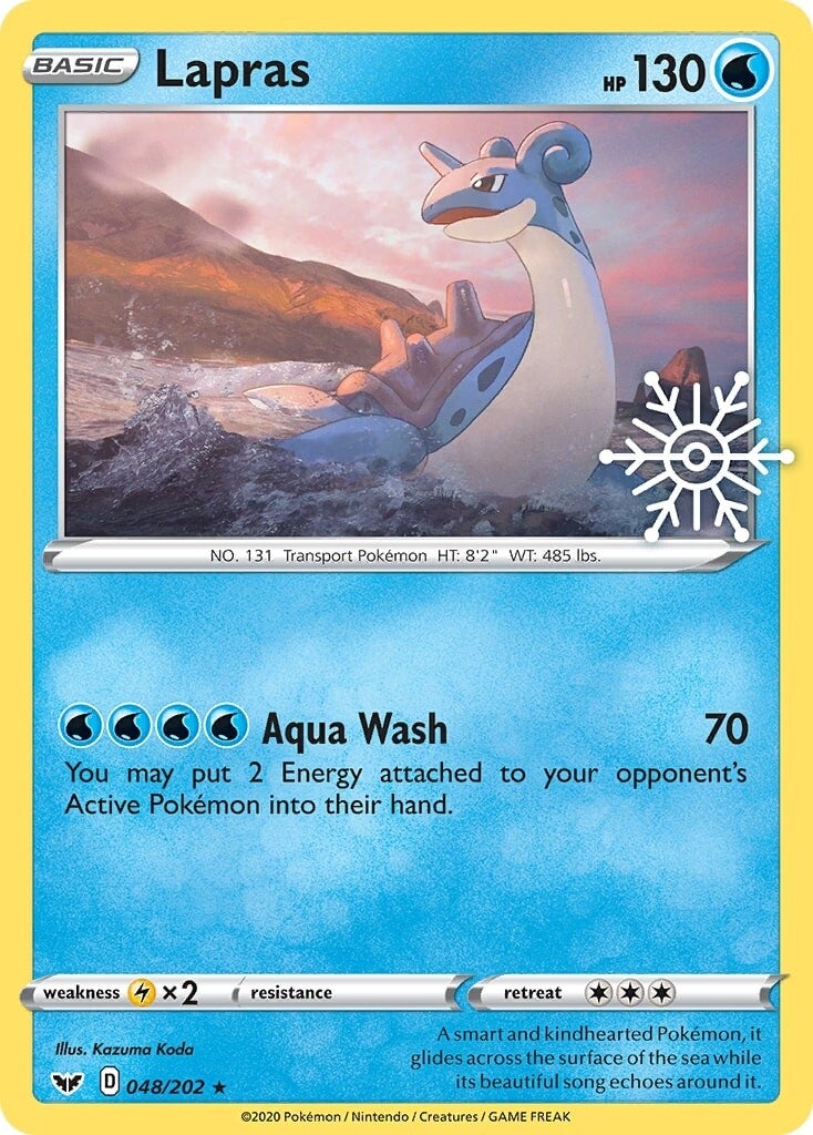 Lapras (048/202) (Holiday Calendar) [Sword & Shield: Base Set] | Gamers Paradise