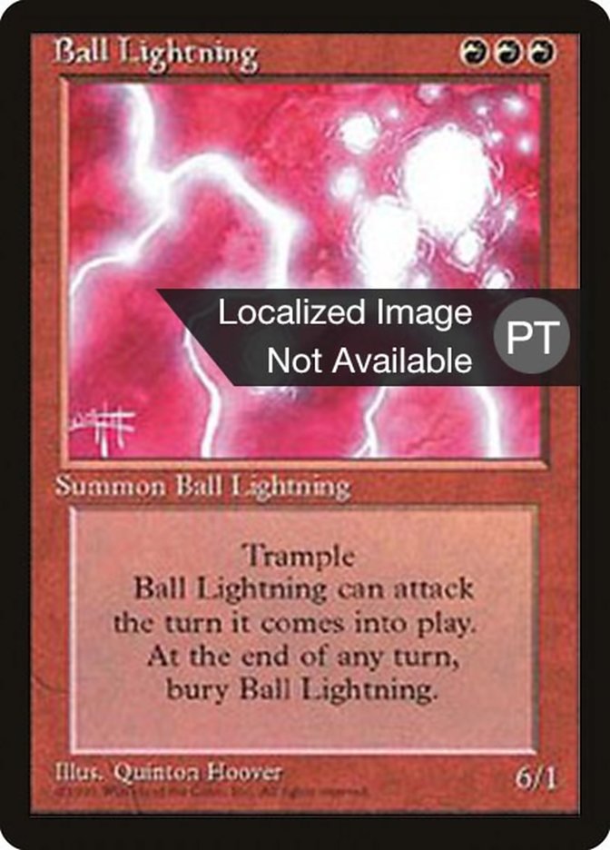 Ball Lightning [Fourth Edition (Foreign Black Border)] | Gamers Paradise