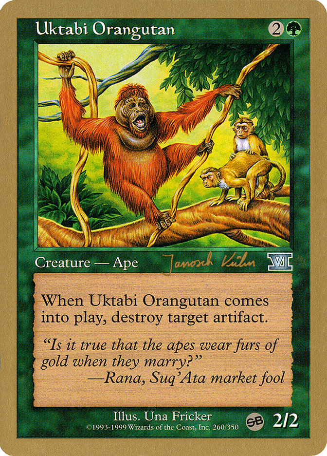Uktabi Orangutan (Janosch Kuhn) (SB) [World Championship Decks 2000] | Gamers Paradise