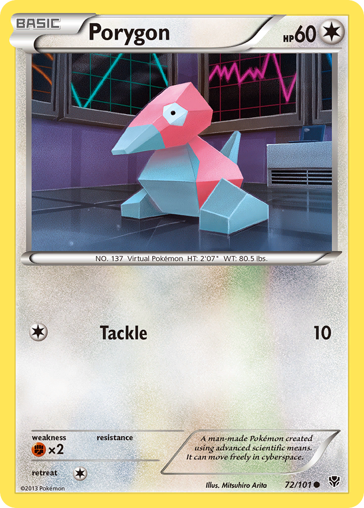 Porygon (72/101) [Black & White: Plasma Blast] | Gamers Paradise