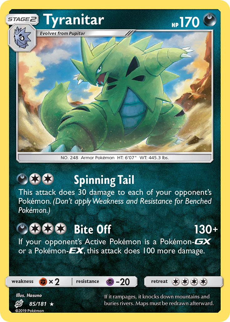 Tyranitar (85/181) [Sun & Moon: Team Up] | Gamers Paradise