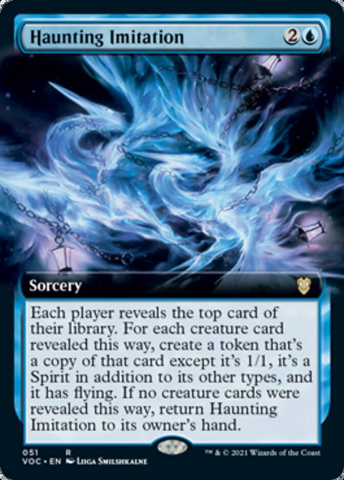 Haunting Imitation (Extended Art) [Innistrad: Crimson Vow Commander] | Gamers Paradise