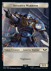 Astartes Warrior (001) // Cherubael Double-Sided Token [Universes Beyond: Warhammer 40,000 Tokens] | Gamers Paradise