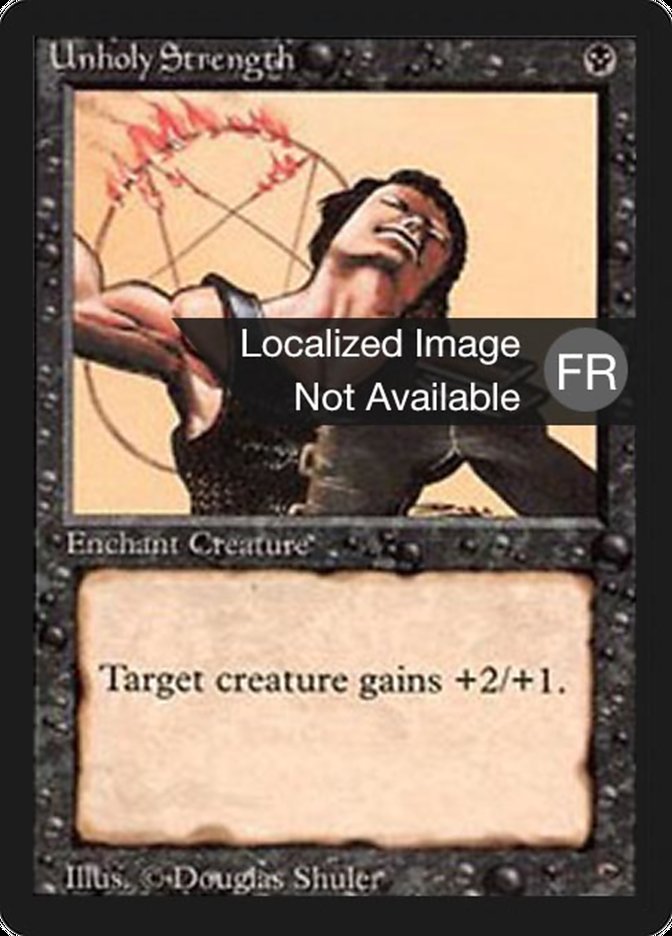 Unholy Strength [Foreign Black Border] | Gamers Paradise