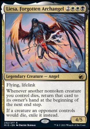 Liesa, Forgotten Archangel (Promo Pack) [Innistrad: Midnight Hunt Promos] | Gamers Paradise